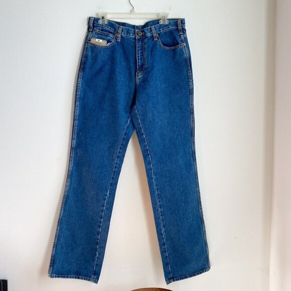 NWT Wrangler Mid Rise Regular Fit Straight Leg Mens jeans 36/34 - Picture 2 of 9